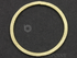 Gold Vermeil Flat Round Circle Link, 1 Pair (VM/6592/25)
